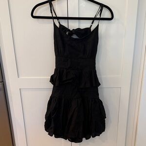 🖤Vestique Elegant Black Ruffle Skort Sz Small 🖤